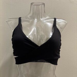 lululemon athletica Black Wrap Top